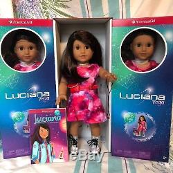AMERICAN GIRL DOLL of 2018 LUCIANA VEGA Complete Brand New in Box Book Astronaut