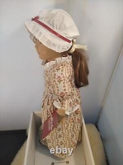 AMERICAN GIRL FELICITY DOLL PLEASANT COMPANY ORGINAL OUTFIT With BONNET & PAPERS