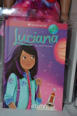 AMERICAN GIRL-LUCIANA 2018 GIRL OF THE YEAR DOLL COLLECTION With 6 doll & bookS