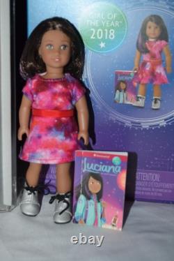 AMERICAN GIRL-LUCIANA 2018 GIRL OF THE YEAR DOLL COLLECTION With 6 doll & bookS