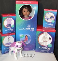 AMERICAN GIRL-LUCIANA 2018 GIRL OF THE YEAR DOLL COLLECTION With 6 doll & bookS