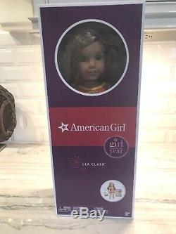 AMERICAN GIRL Lea Clark Doll Girl of the Year GOTY withbox Retired Extra Clothes