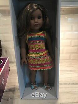 AMERICAN GIRL Lea Clark Doll Girl of the Year GOTY withbox Retired Extra Clothes