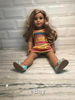 AMERICAN GIRL Lea Clark Doll Girl of the Year GOTY withbox Retired Extra Clothes