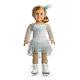 AMERICAN GIRL Mia's SILVER SKATE DRESS Outfit Mia DOLL & SKATES are NOT INCLUDED