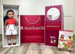 AMERICAN GIRL Nanea DOLL & BOOK BEFOREVER + FREE SILVER BRACELET NEW IN BOX