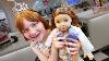 Adley And Doll Get Twin Makeover Hair And Nail Salon For Dolls With A Tea Party Lunch U0026 Shopping