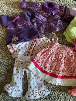 America Girl Bitty Baby Huge Lot Outfits Dresses Pants Hats Pajamas Doll Clothes