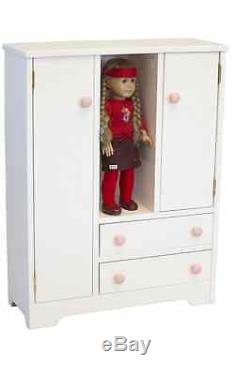 American Girl 18Doll Sized Wardrobe Closet Amoire Amish Made Furniture NEW