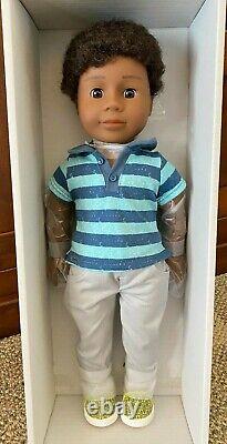 American Girl 18 Boy Doll #77 Dark Skin Brown Short Hair Eyes Truly Me Retired