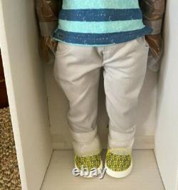 American Girl 18 Boy Doll #77 Dark Skin Brown Short Hair Eyes Truly Me Retired
