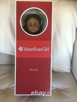American Girl 18 Cecile Doll and Book Brand New NRFB