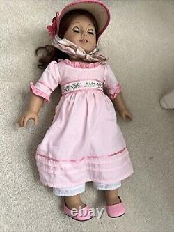American Girl 18 Doll Brown Hair Blue Eyes Freckles Pierced Ears Retired