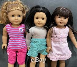 American Girl 18 Doll Lot of 3 dolls
