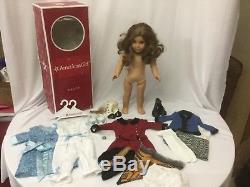American Girl 18 Doll Rebecca Rubin Clothes Shoes PJs Hangers Box Huge Lot 19p