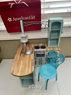 American Girl 18 Doll Retired Gourmet Kitchen Set Kitchen & Chair Only