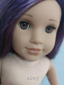 American Girl 18 Doll Truly Me #86 Purple Hair with Be Creative Outfit HTF