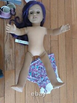 American Girl 18 Doll Truly Me #86 Purple Hair with Be Creative Outfit HTF