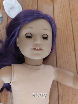 American Girl 18 Doll Truly Me #86 Purple Hair with Be Creative Outfit HTF