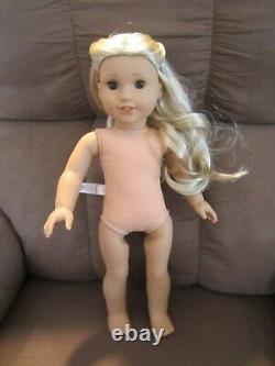 American Girl 18 Doll of the year Kira Bailey with romper EUC
