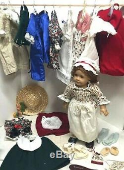 American Girl 18 Felicity Doll Pleasant Company 9 Outfits, Horse, Accessories