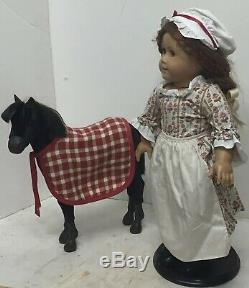 American Girl 18 Felicity Doll Pleasant Company 9 Outfits, Horse, Accessories