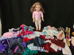 American Girl 18 Nicki Doll RETIRED with Accessories Clothing Saddle Huge Lot