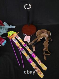 American Girl 18 Nicki Doll RETIRED with Accessories Clothing Saddle Huge Lot