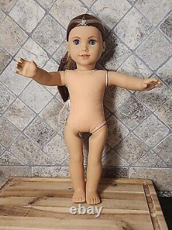 American Girl 18 Nicki Hoffman Nude Doll Historical Twin To Isabel