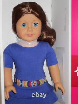 American Girl 18 Saige 2013 Girl Of The Year Retired + Access. & 2 Outfit New