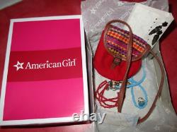 American Girl 18 Saige 2013 Girl Of The Year Retired + Access. & 2 Outfit New