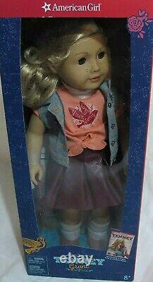 American Girl 18 Tenney Grant Doll, NEW IN BOX! Blonde Hair & book(Spanish)