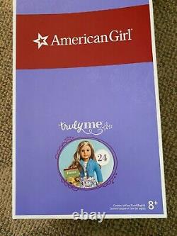 American Girl 18 Truly Me #24 Doll Lt-Med Skin Wavy Blonde Hair Brown Eyes New