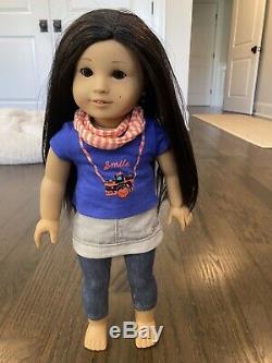 American Girl 18 Z Yang Doll with accessory bundle lot Including Scooter