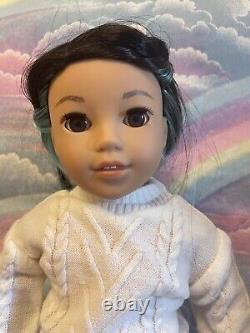 American Girl 18 doll Corinne Girl of the Year 2022 Blue Hair Asian