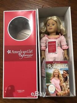 American Girl 18 doll with box book & outfitCaroline Abbott BeforeverRetired
