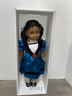 American Girl 18 inch Cecile Doll complete with book NEW NRFB Retired