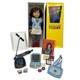 American Girl 2001 GIRL OF THE YEAR LINDSEY BERGMAN withMeet Outfit Scooter Helmet