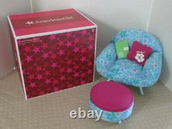 American Girl 2011 GOTY Kanani Lounge Chair Set New and Complete in Box