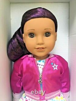 American Girl 2020 Truly Me 86 Doll 18 & Book BRN Eyes DRK PURPLE Hair MED SKN