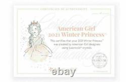 American Girl 2021 Winter Princess Doll blonde Swarovski Crystal Limited ED