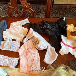 American Girl 45+ Piece Lot Of Dolls, Horse, & Clothes, Retired Pieces + Bonus