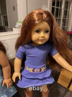 American Girl 6 Doll LOT Kanani/Chrissa/Jess/McKenna/Saige/Caroline + Extras