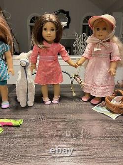 American Girl 6 Doll LOT Kanani/Chrissa/Jess/McKenna/Saige/Caroline + Extras