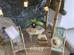 American Girl AG Minis Illuma Room Seaside Beach Cabana Set With Platform & Cord