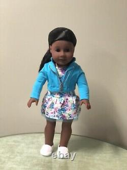 American Girl Africian American Truly Me Doll Brown Hair & Eyes 18 New #31