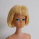 American Girl Barbie Doll Pale Blonde Lemon Yellow Hair Bend Leg 1966 -Flaws