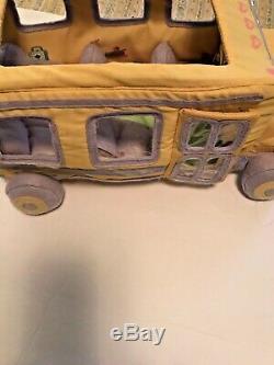 American Girl Bitty Baby Bunch Bus With Cat, Dog, Bear, Bunny And Accessories