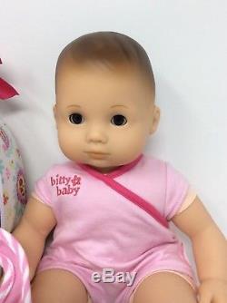 American Girl Bitty Baby Doll+Special Starter Collection Light Skin Brown Eyes