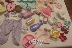 American Girl Bitty Baby Lot Of Doll, Clothes & Accessories